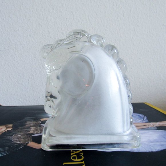 Artisan Style Classic Glass Horse Sculpture Figurine Statue Decorative Art - Picture 11 of 11